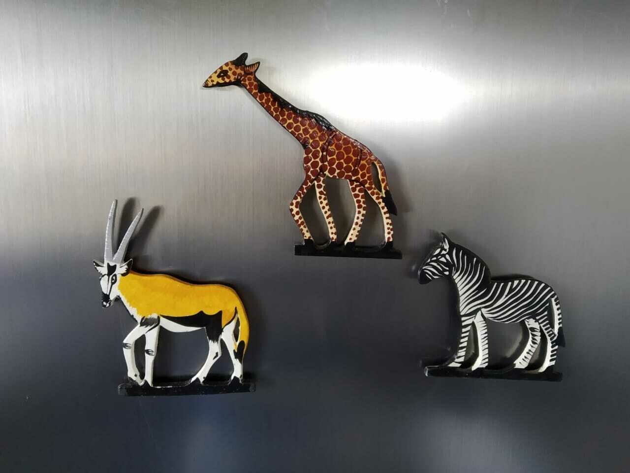 A set of 5 Beautiful Animal Fridge Magnets