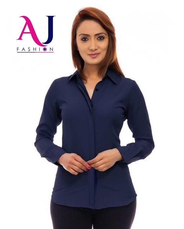 Ladies polycrepe Shirts