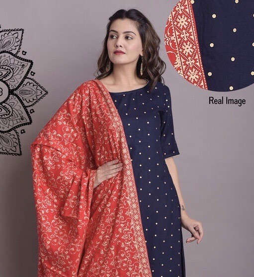 Women’s Dot Printed Rayon Kurti