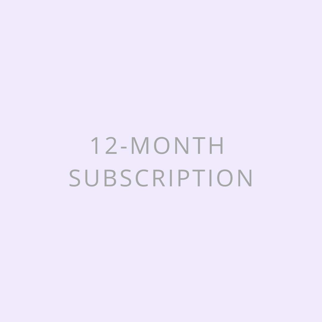 12-MONTH SUBSCRIPTION