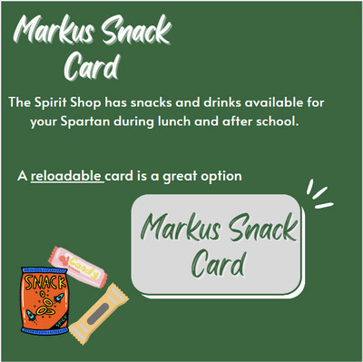 Reloadable Markus Snack Card