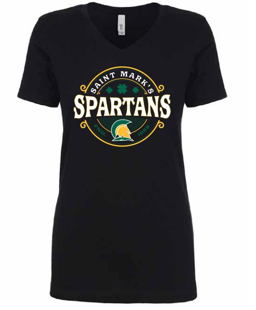 Ladies Vneck St. Patrick's Day tee