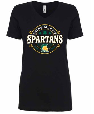 Ladies Vneck St. Patrick's Day tee