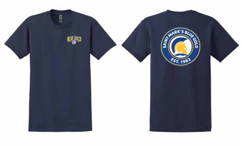 Blue Gold Short Sleeve. Tee Pre-Sale (25-26) Blue Gold Short Sleeve. Tee Pre-Sale (25-26)