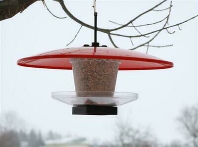 Bird Feeder with 24 Inch Cover