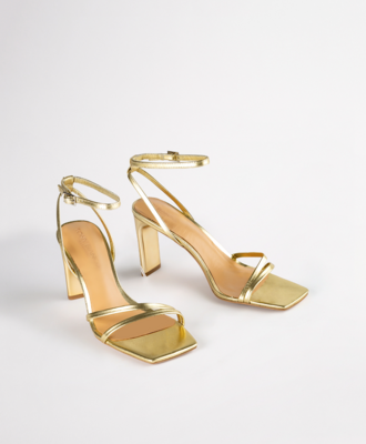 Tony Bianco - Corso Gold Nappa Metalic 8.5cm Heels