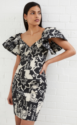 French Connection - Deon Candra Jacquard Dress