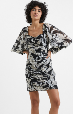 French Connection - Ally Dinah Long Sleeve Ruched Dress