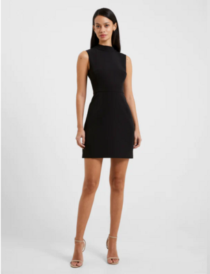 French Connection - Echo Crepe Mock Neck Dress
