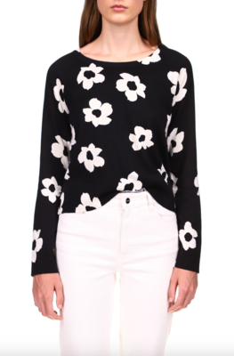 Sanctuary - All Day Long Sweater Flower Top