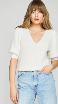 Gentle Fawn - Phoebe Pullover Sweater White