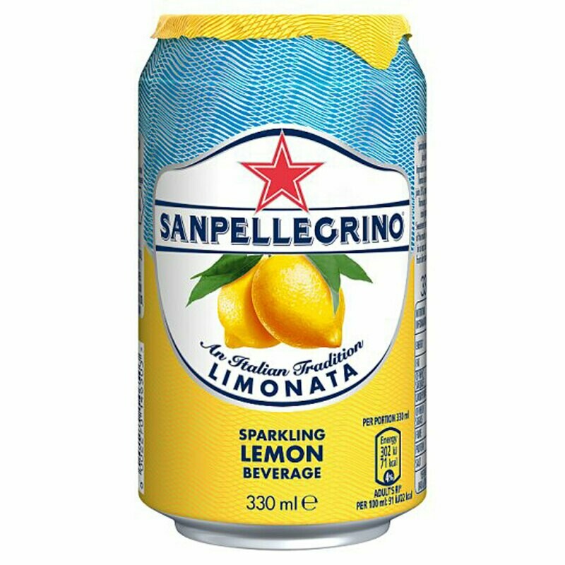 San Pellegrino Can 330 ml Lemon