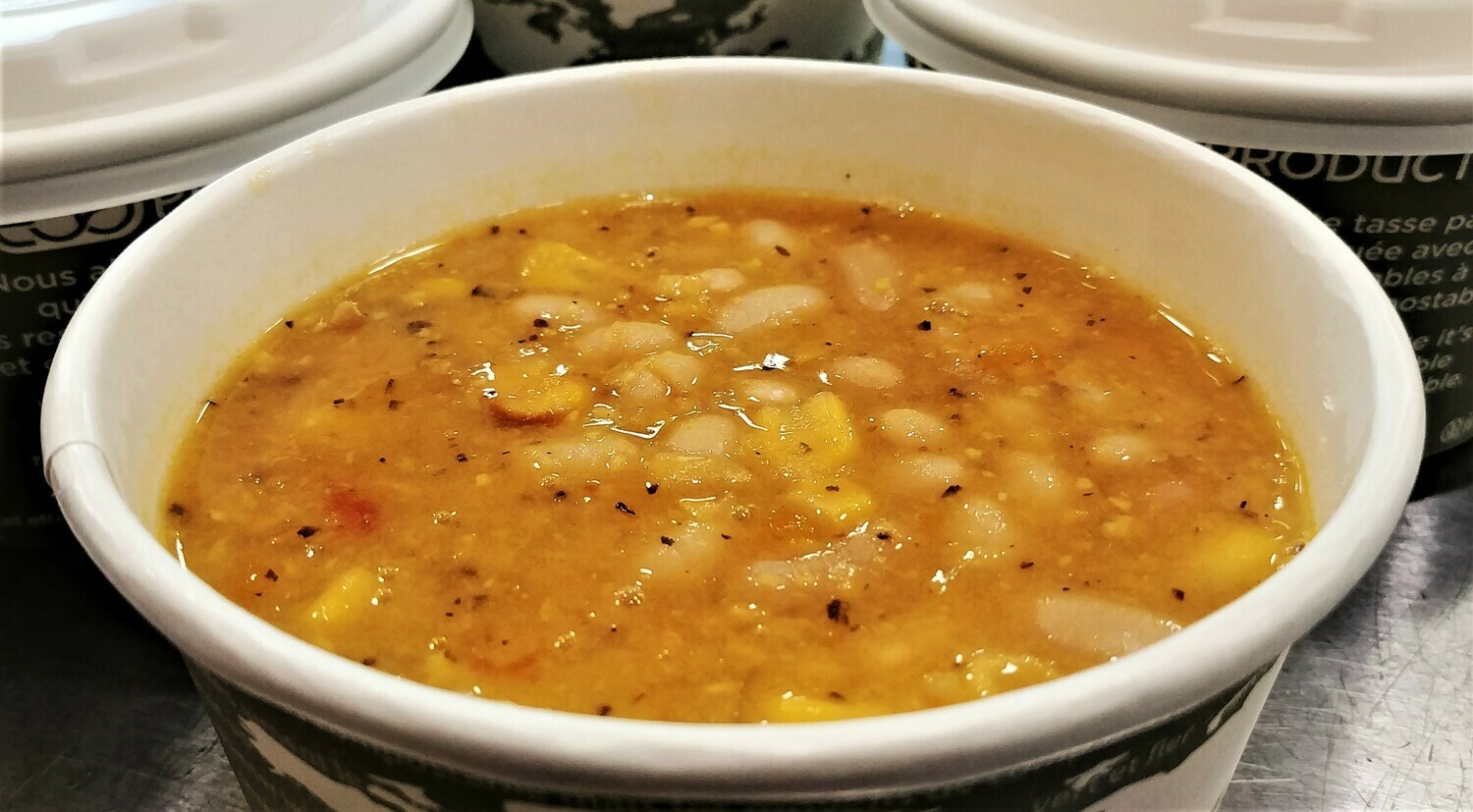 Soup 16 Oz - White Beans &amp; Sweet Corn Paste (Porotos Granados)
