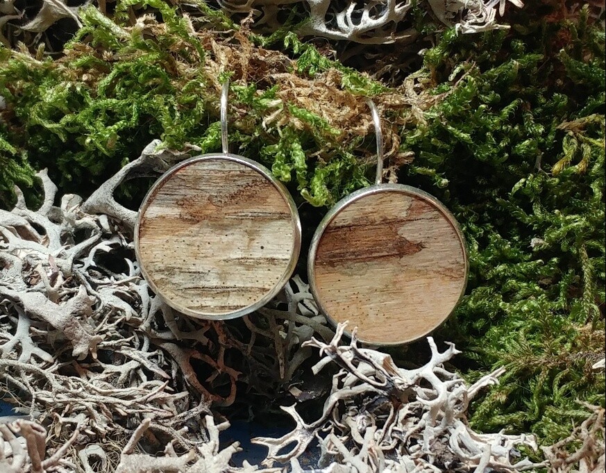 Inspired NL -Birch Bark Earrings