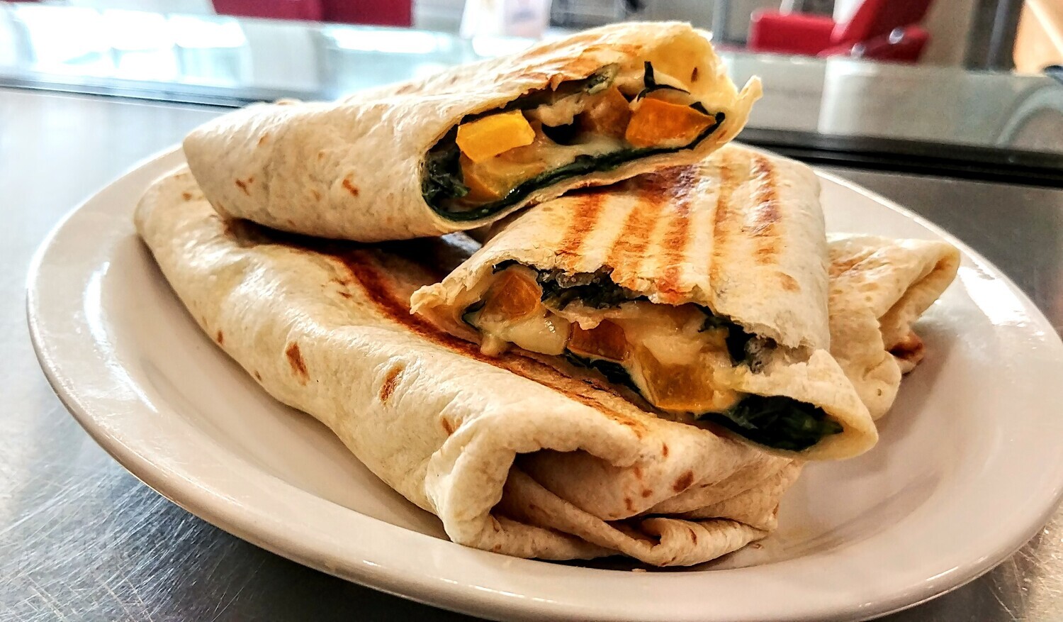 WRAP - Spinach, Ranch Dressing, Peppers &amp; Cheese