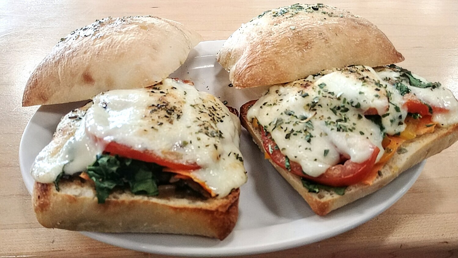 Vegetarian Sandwich - Spinach Base