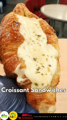 Croissant Sandwich Vegetarian - Classic (cheese optional)