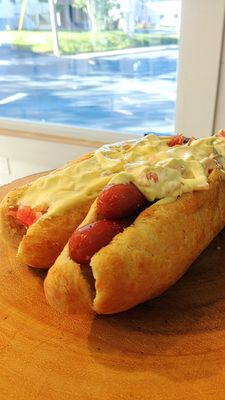 Completos (Upgraded Hot Dogs)  -  Special Tomato-Mayo