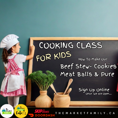 Cooking Class FOR KIDS:  Beef Stew - Meat Balls &amp; Pure/Pasta - Cookies