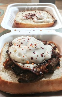Rachel&#39;s Steak + Fried Egg Sandwich