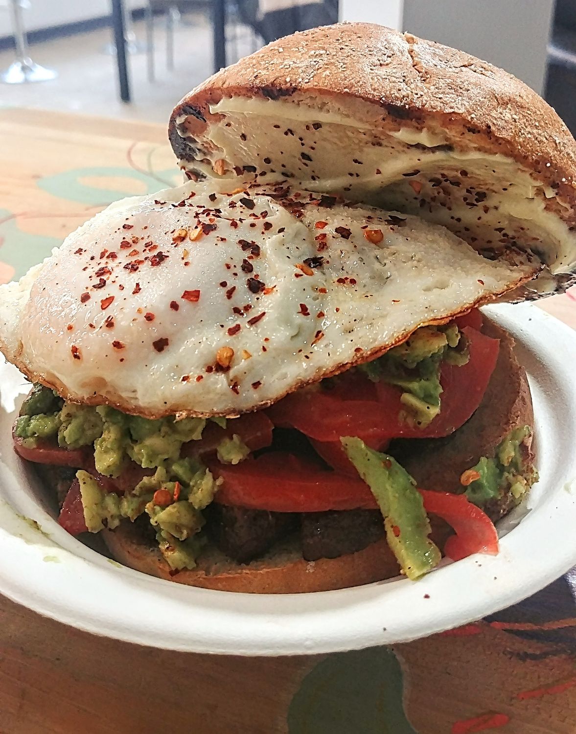Rob&#39;s Steak Sandwich - Avocado - Tomato - Fried Egg - Mayonnaise