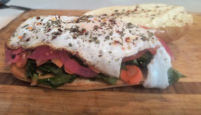 Cobb Breakfast Sandwich - Vegetarian and/or Meat Cobb Breakfast Sandwich - Vegetarian and/or Meat