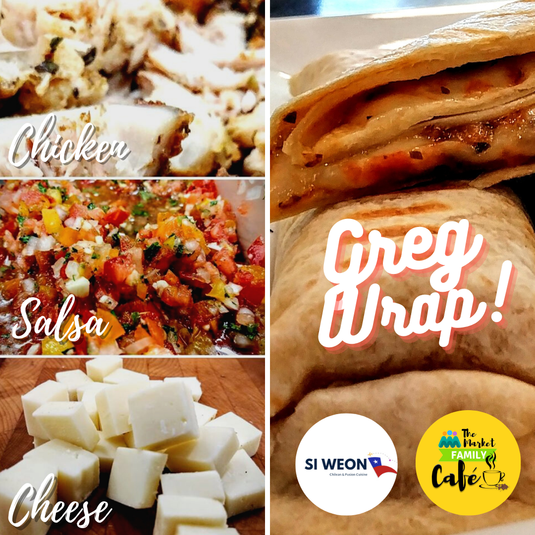 WRAP - GREG (Chicken, Salsa & Cheese) WRAP - GREG (Chicken, Salsa & Cheese)