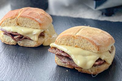 Barros Luco Sandwich - Steak Strips + Grilled Cheese