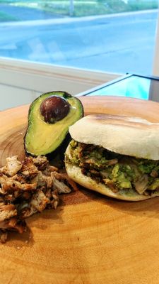 Avocado & Chicken Breakfast Sandwich