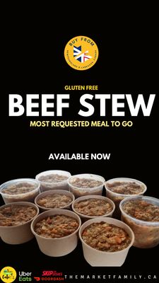 PRE ORDER ONLY- 48 HRS ADVANCE - Beef Stew - Gluten Free - 12 Oz