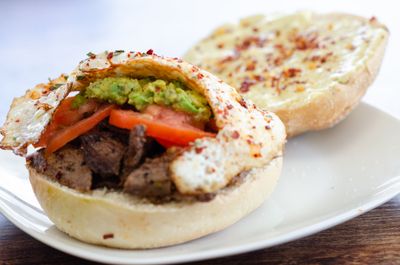 Rob's Steak Sandwich - Avocado - Tomato - Fried Egg - Mayonnaise