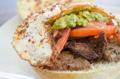 Rob's Steak Sandwich - Avocado - Tomato - Fried Egg - Mayonnaise