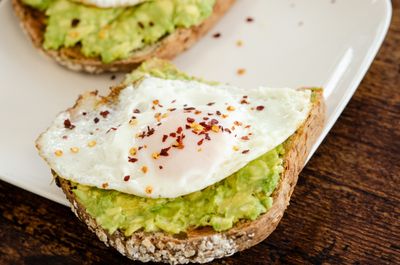 Two and Two Breakfast - Avocado Toasts x 2 & Fried Eggs x 2