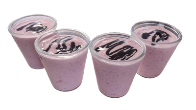 Strawberry Milk Shake 9 Oz (266 ml) - Gluten Free - Homemade with Real Fruit