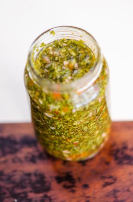 PRE ORDER ONLY - Chimichurri Salsa - 12 Oz- MINIMUM 24 HRS ADVANCE