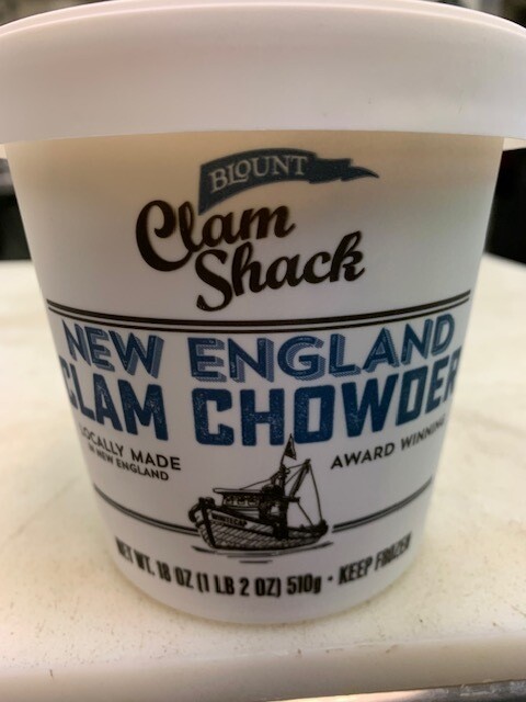 Clam Chowder - 18 oz. frozen