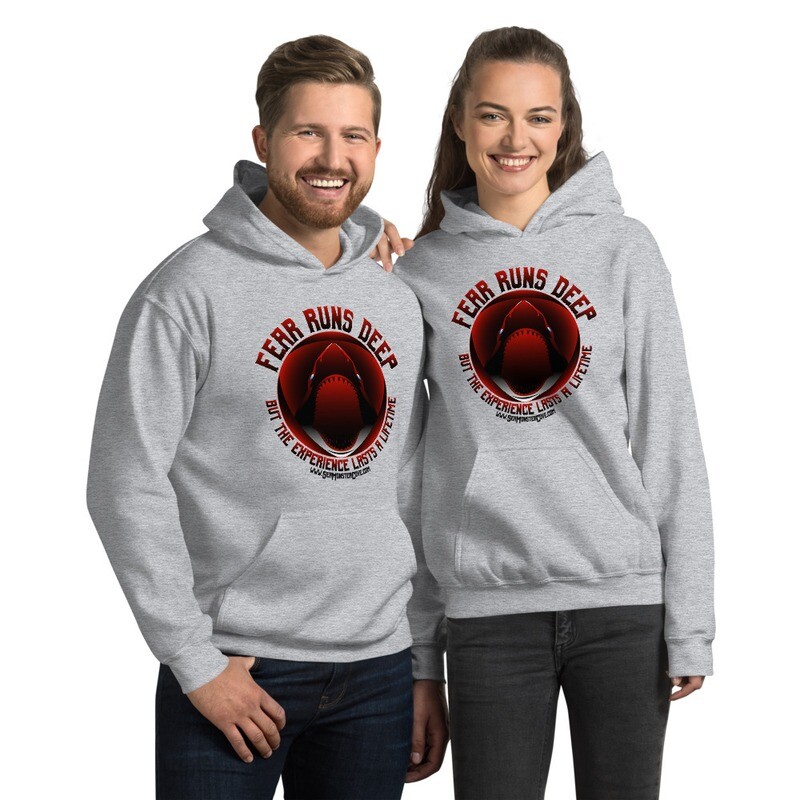 Fear Runs Deep (Red/Black Letters) Unisex Hoodie