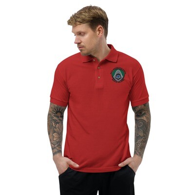 Snowflake SMC (Black Letters) Embroidered Polo Shirt