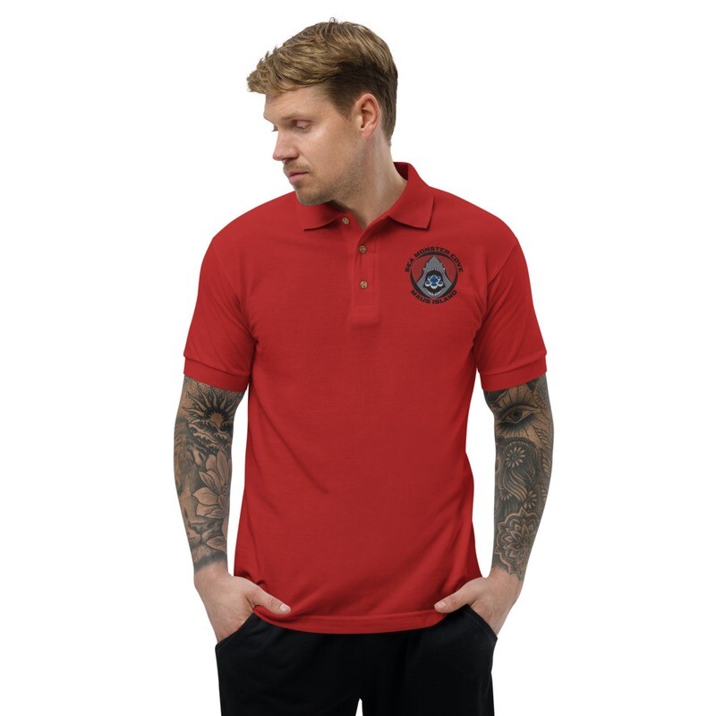 Layla SMC (Black Letters) Embroidered Polo Shirt