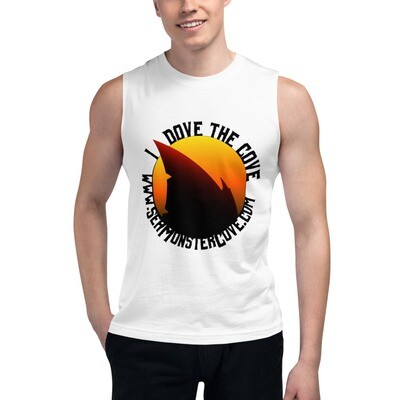 I Dove The Cove (Black Letters) Muscle Shirt