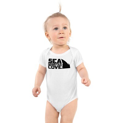 Sea Monster Cove (Black Letters) Infant Bodysuit