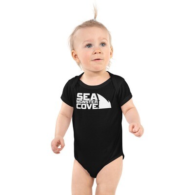 Sea Monster Cove (White Letters) Infant Bodysuit