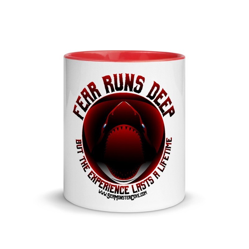 Fear Runs Deep Mug with Color Inside