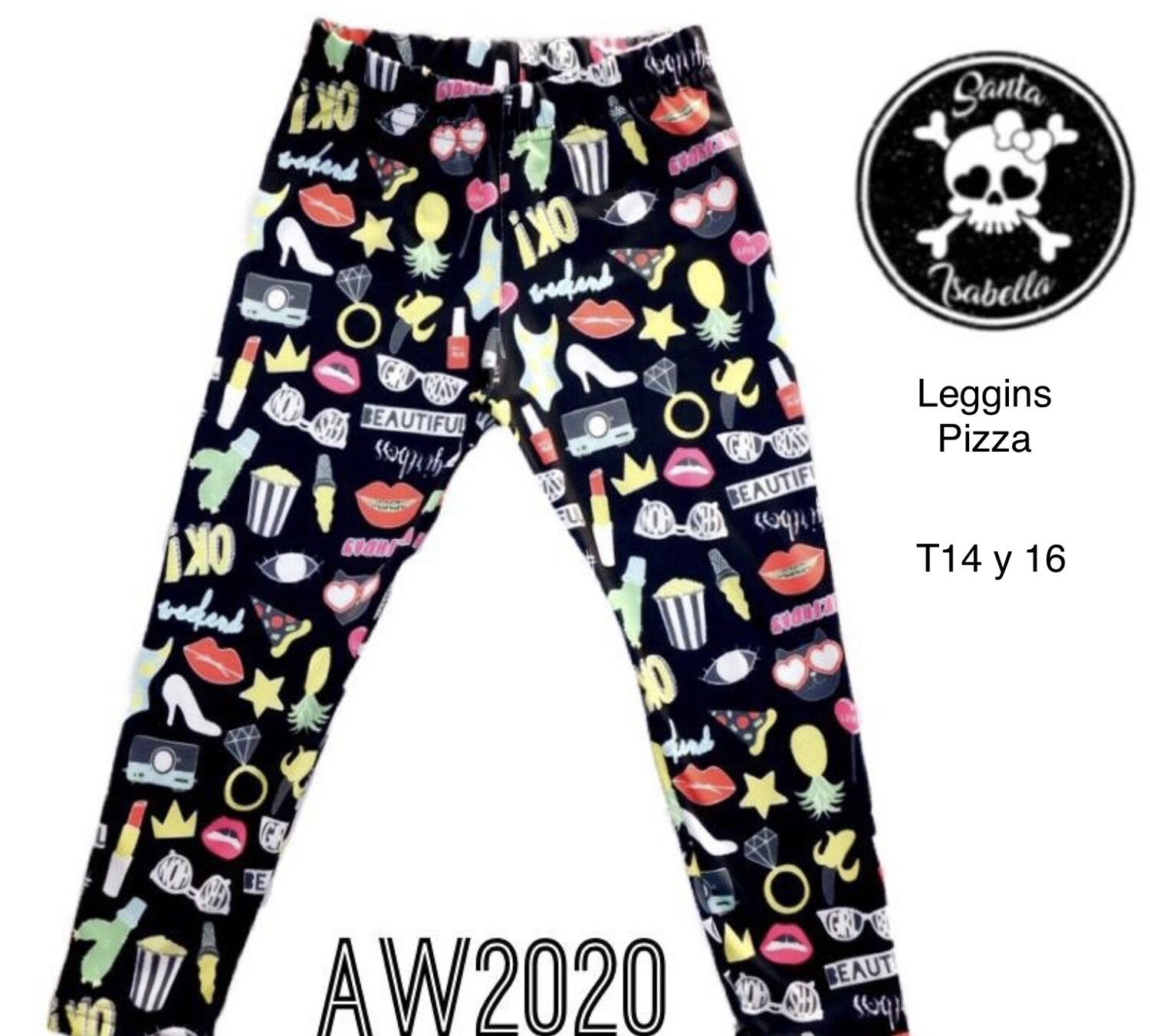 Leggins pizza