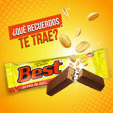Galletas Best rellenas de maní 12 Unidades