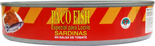 Sardina Paco Fish Plana Especial Para Locrio