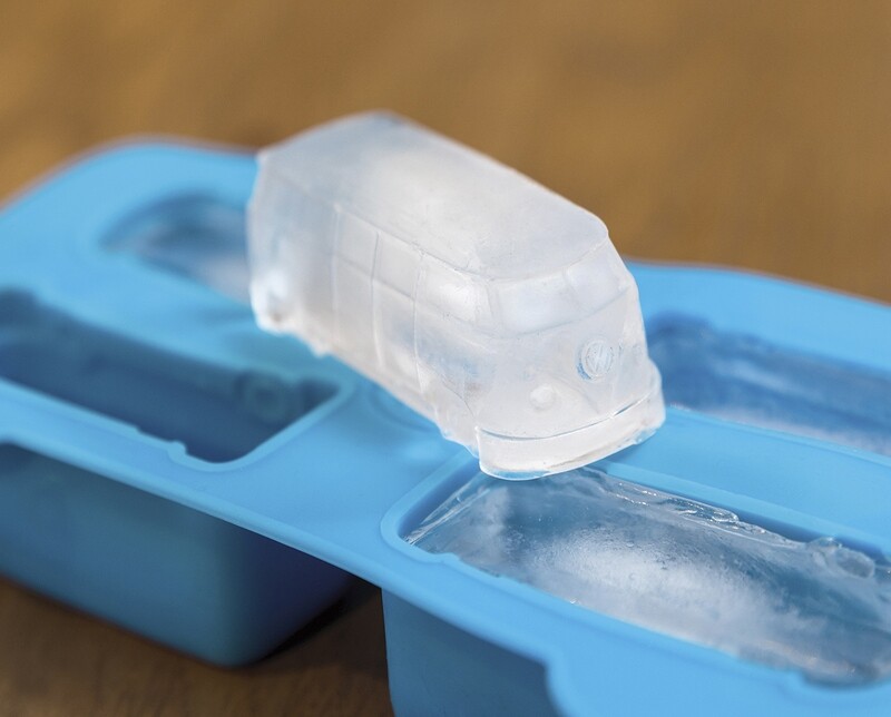 VW T1 Eiswürfelbereiter aus Silikon - blau