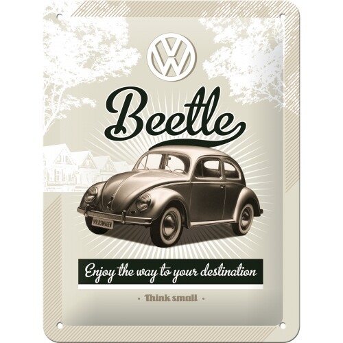 Beetle - Blechschild