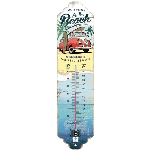 VW Bulli Beach - Thermometer