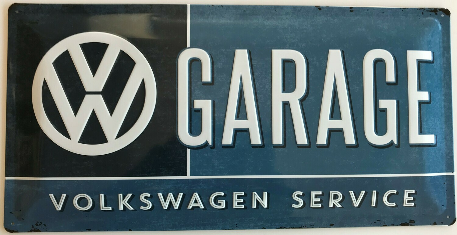 VW Garage - Blechschild